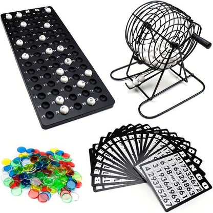 BINGO CON JAULA GIRATORIA + OBSEQUIOS: JENGA Y CARTAS UNO + ENVÍO GRATIS